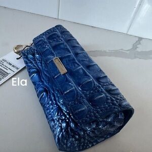 Brahmin Elora vista blue sunglass case Melbourne genuine leather Firm price